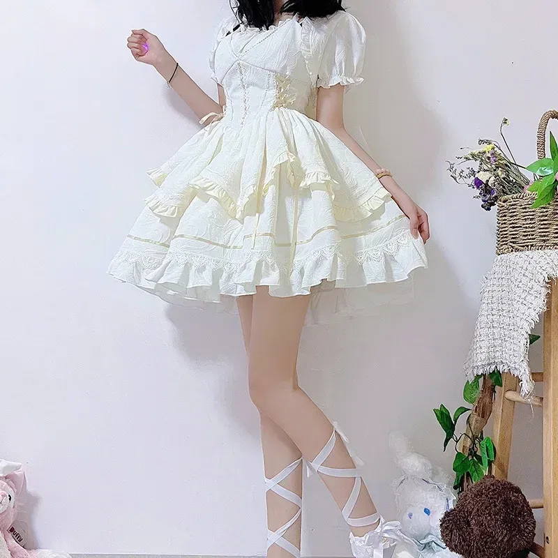 Color: black, Size: M - Japanese Harajuku Gothic Sling Dress for Girl, Black Purple Bow Bandage Stitching, Lolita Temperament, Kawaii Sweet Fashion, New