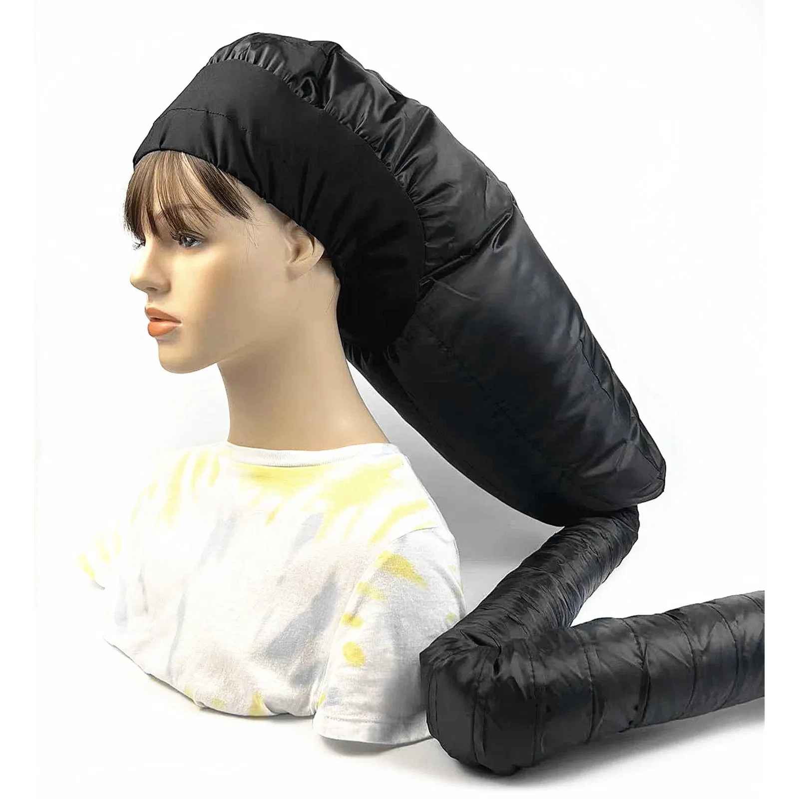 Color: light green - Portable Hair Dryer Women Blow Dryer Home Salon Hairdressing Hair Dryer Hat Hair Dryer Cover Hair Care Tool
