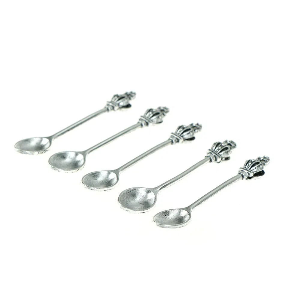 Mini Crown Coffee Spoon for DIY & Crafts