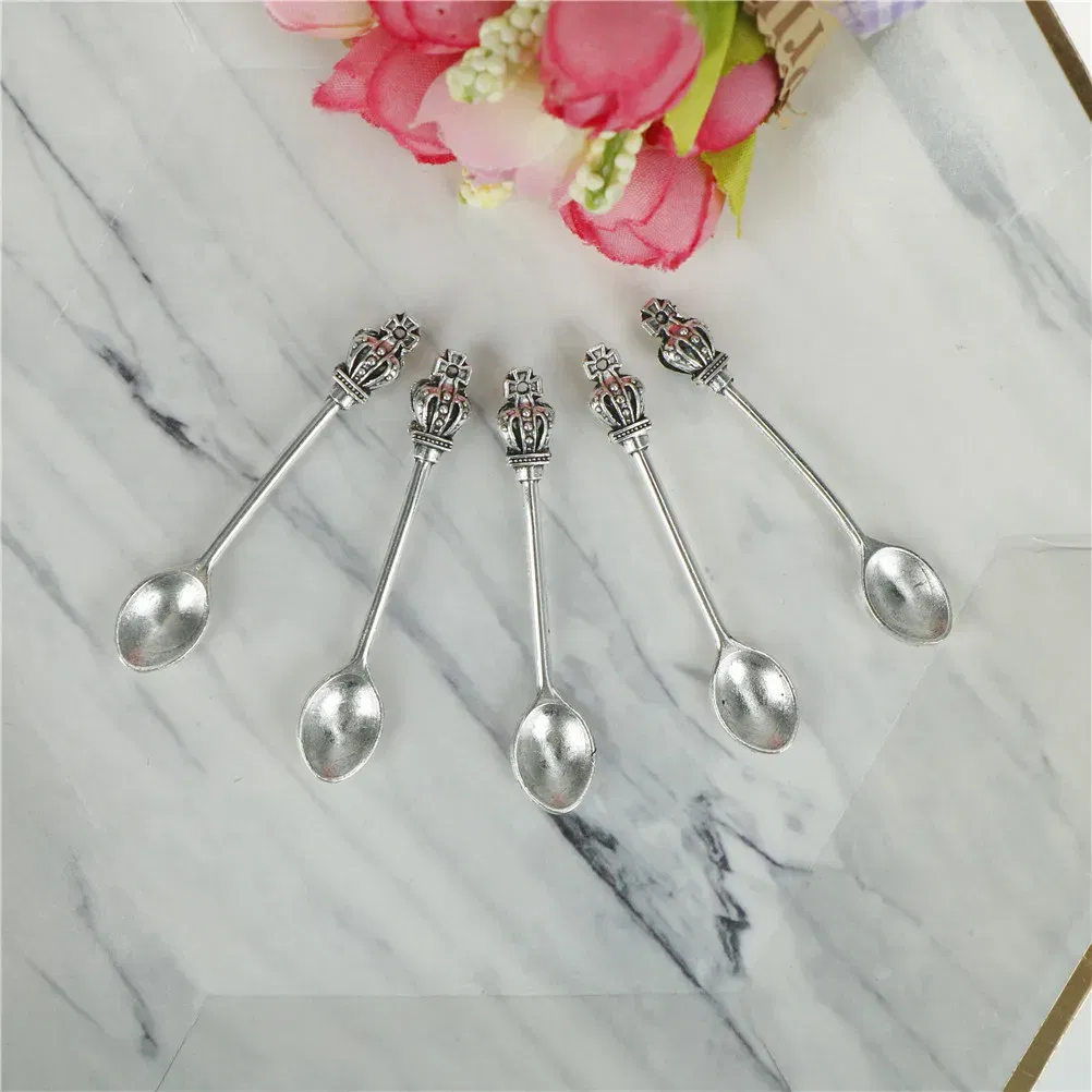 Mini Crown Coffee Spoon for DIY & Crafts