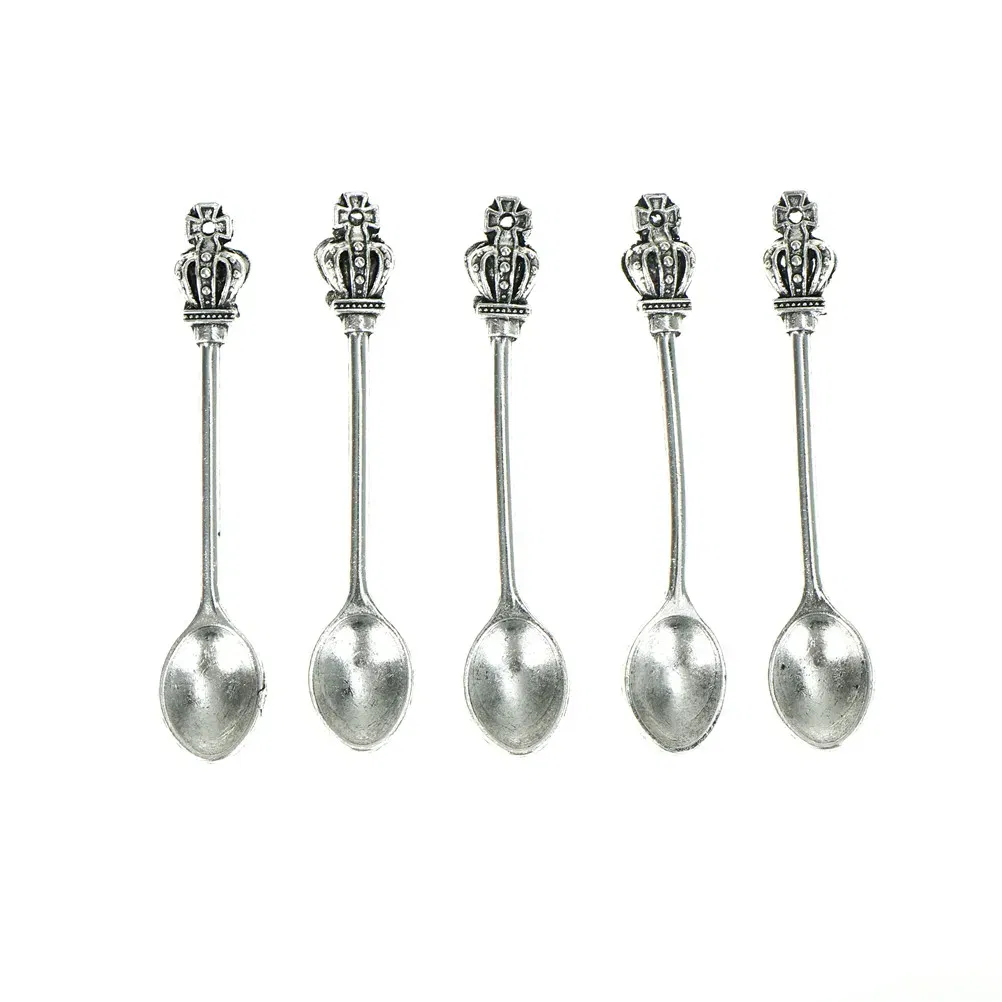 Mini Crown Coffee Spoon for DIY & Crafts