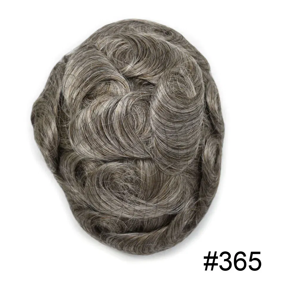 Toupee Color: 365#, Toupee Density: 100%, Length: 6 inches, Ships From: CHINA, Toupee Size: 8x10 - Men Toupee Hair Systems Ultra Thin Skin 0.06MM V-LOOP Capillary Prosthesis Invisible Hairline Real Human HairPieces Hair Units