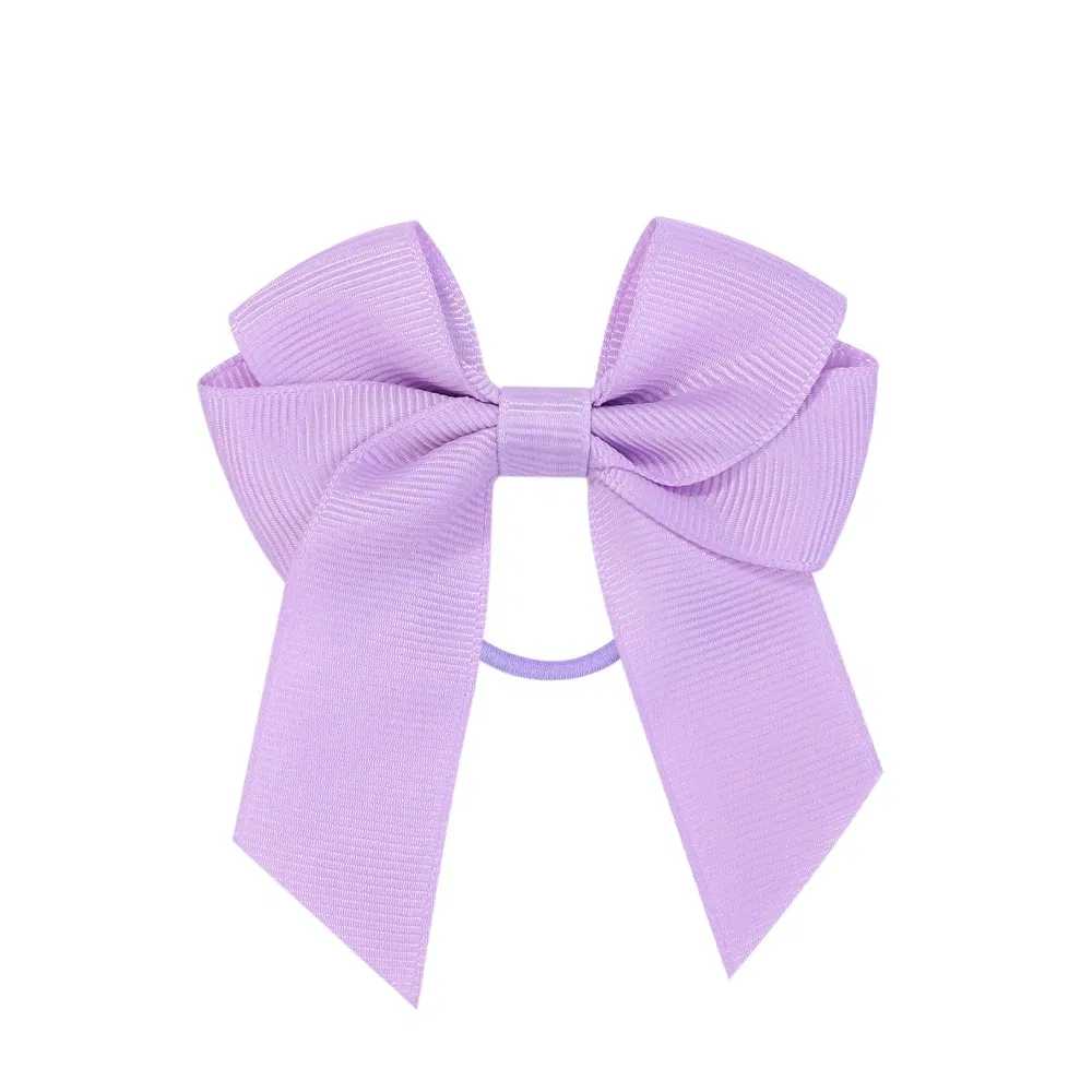 Sweet Hair Ribbon Hair Band for Girls Toddler Cheer Bow Head Rope Kids Headwear Double Ponytail Support Hair Accessories