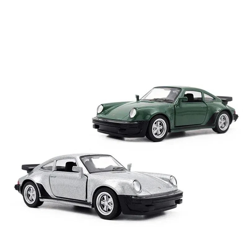 Color: Gold - 1:36 BMW M3 E30 1987 Porsche 911 Turbo Audi Quattro Alloy Car Model Diecasts & Toy Vehicles Collect Car Toy Boy Birthday gifts