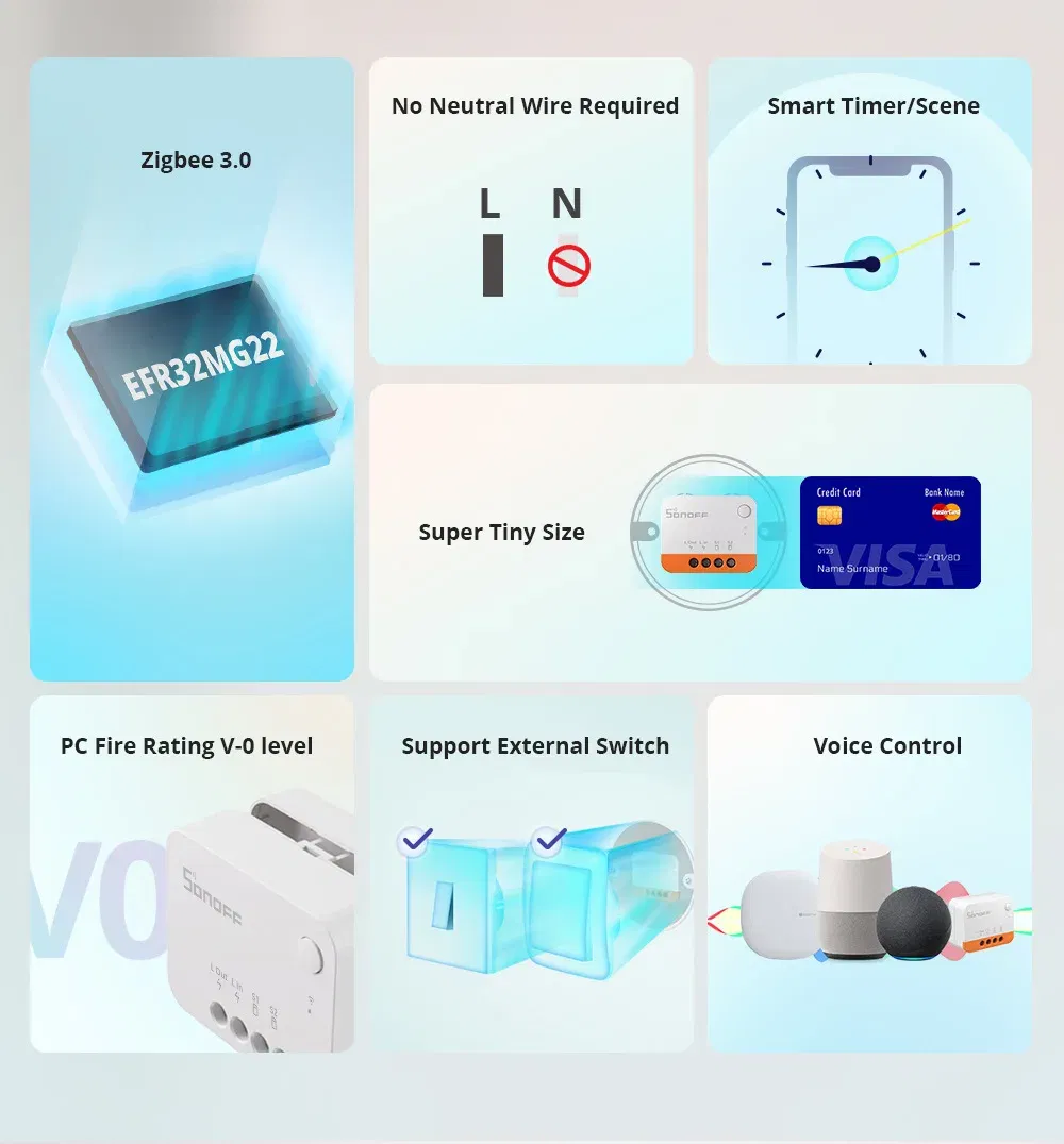 Bundle: Bundle1, Ships From: CHINA - SONOFF ZBMINI L2 Extreme ZigBee Smart Switch No Neutral Wire Required DIY Two-Way Control with Zigbee Hubs Bridge Alexa Google