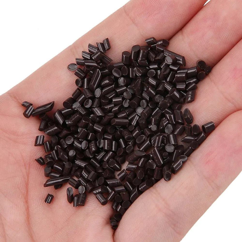 Color: Silver - Hot Sale 100% Italian Keratin Glue for Hair Extension 500g Italy Keratin Glue Beads Black Color Italian Keratin Glue in Grain
