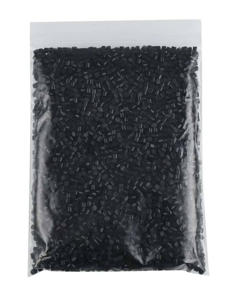 Color: Silver - Hot Sale 100% Italian Keratin Glue for Hair Extension 500g Italy Keratin Glue Beads Black Color Italian Keratin Glue in Grain