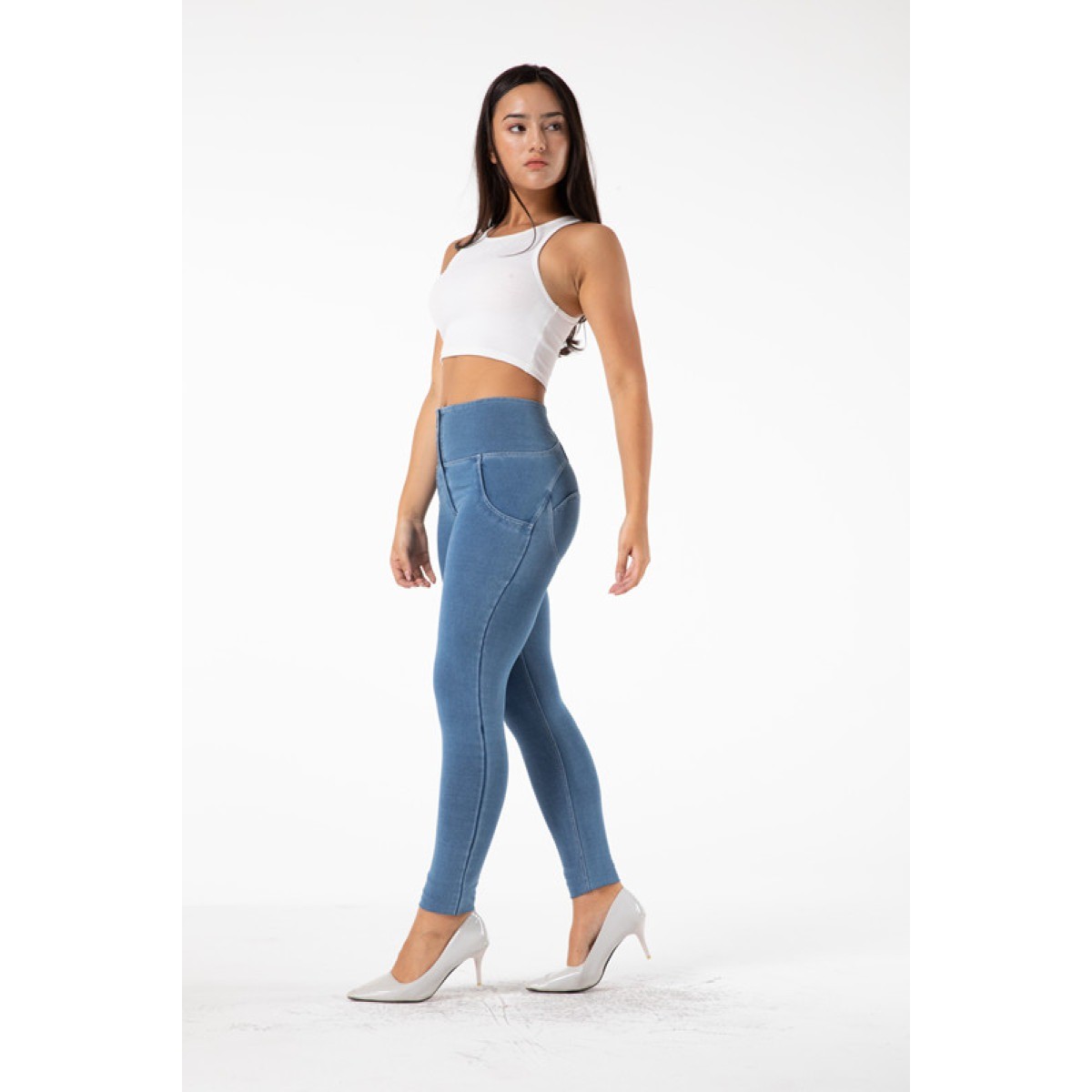 Womens Ripped Jeggings
