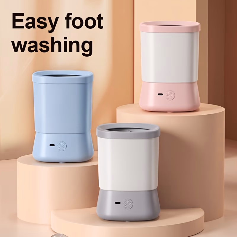 SKRVLOGO Pet Cleaner – USB Rechargeable Foot Washer for Dogs and Cats, Gentle Nourishment for Healthy Paws