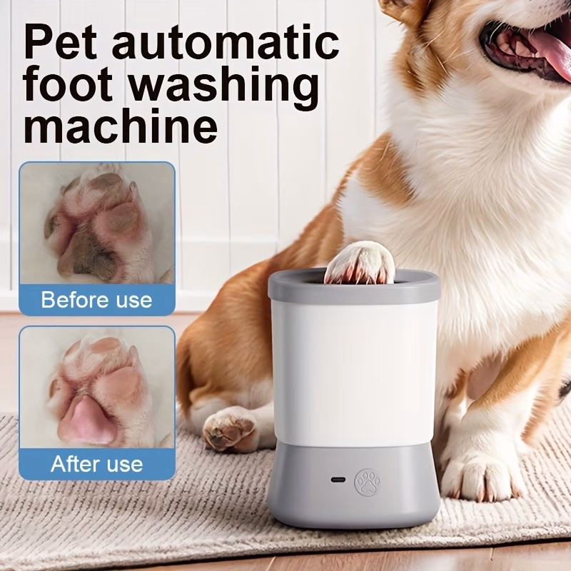 SKRVLOGO Pet Cleaner – USB Rechargeable Foot Washer for Dogs and Cats, Gentle Nourishment for Healthy Paws