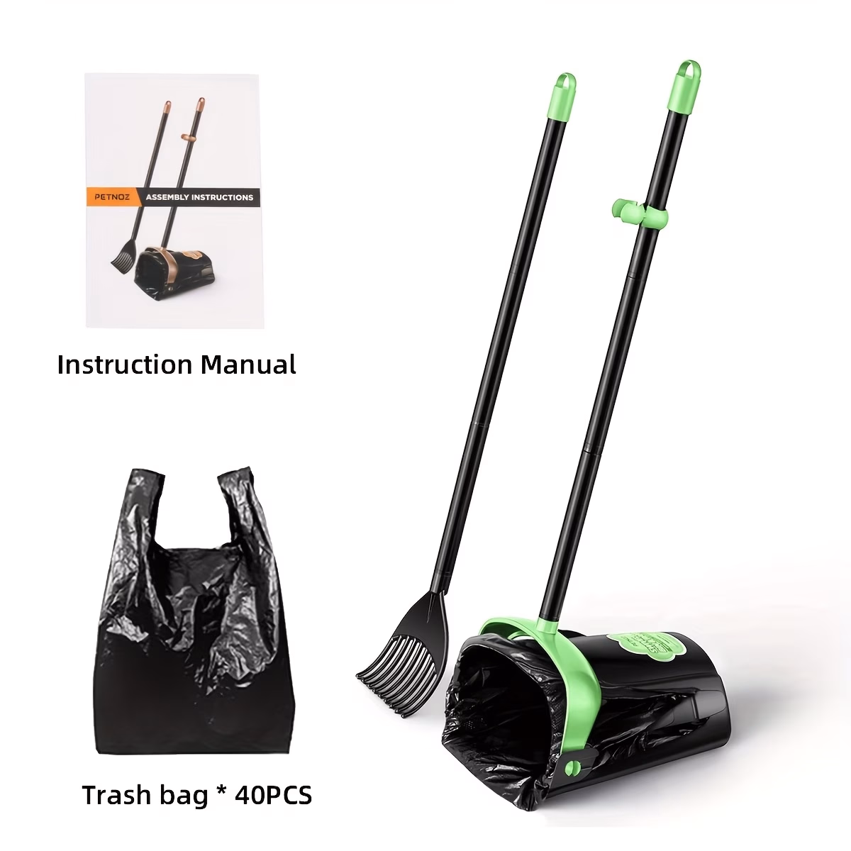 SUPET Durable Pet Dog Waste Cleaning Kit – Leak-Proof, Easy to Install, Convenient to Replace