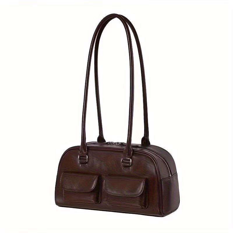 Lucky Hour™ Fashion Women’s Single Shoulder Bag Body Bag Handbag Multi-Pocket Bowling Bag