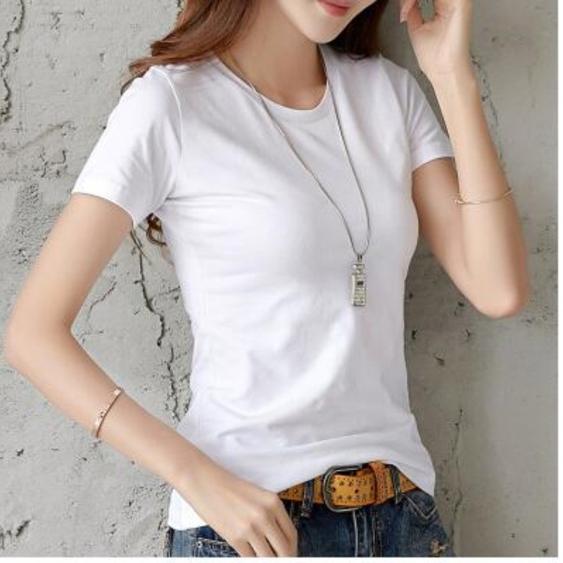 Womens White Tee