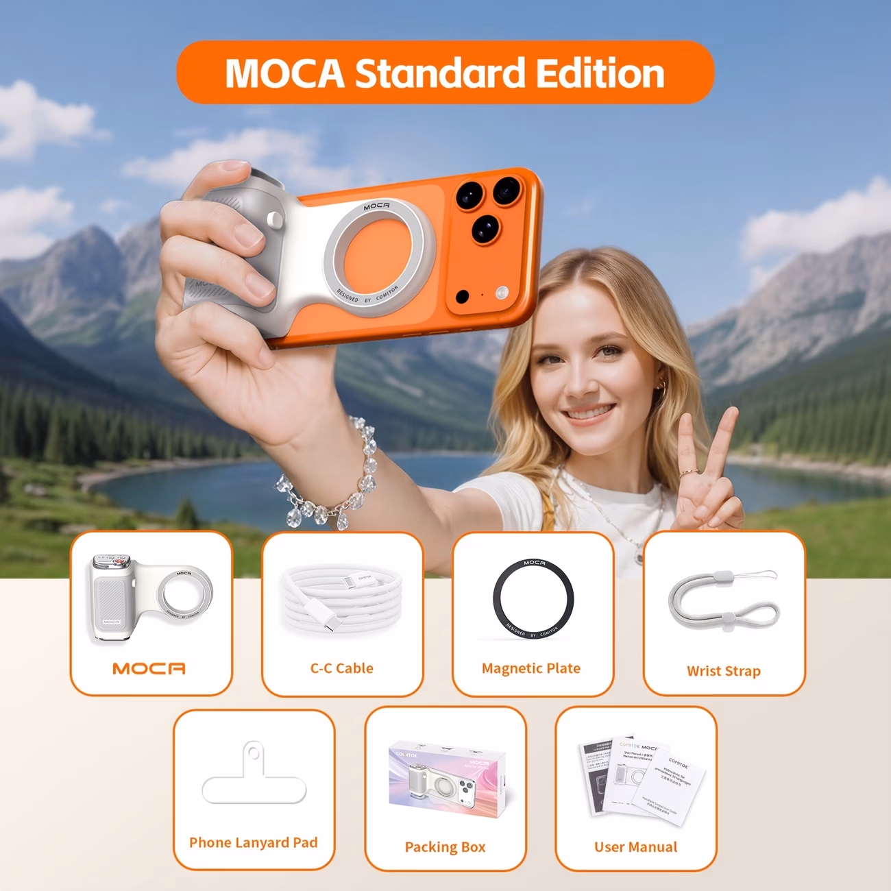 COMITOK MOCA Photography Assistant Device for iPhone – Exclusive Camera Enhancement Tool
