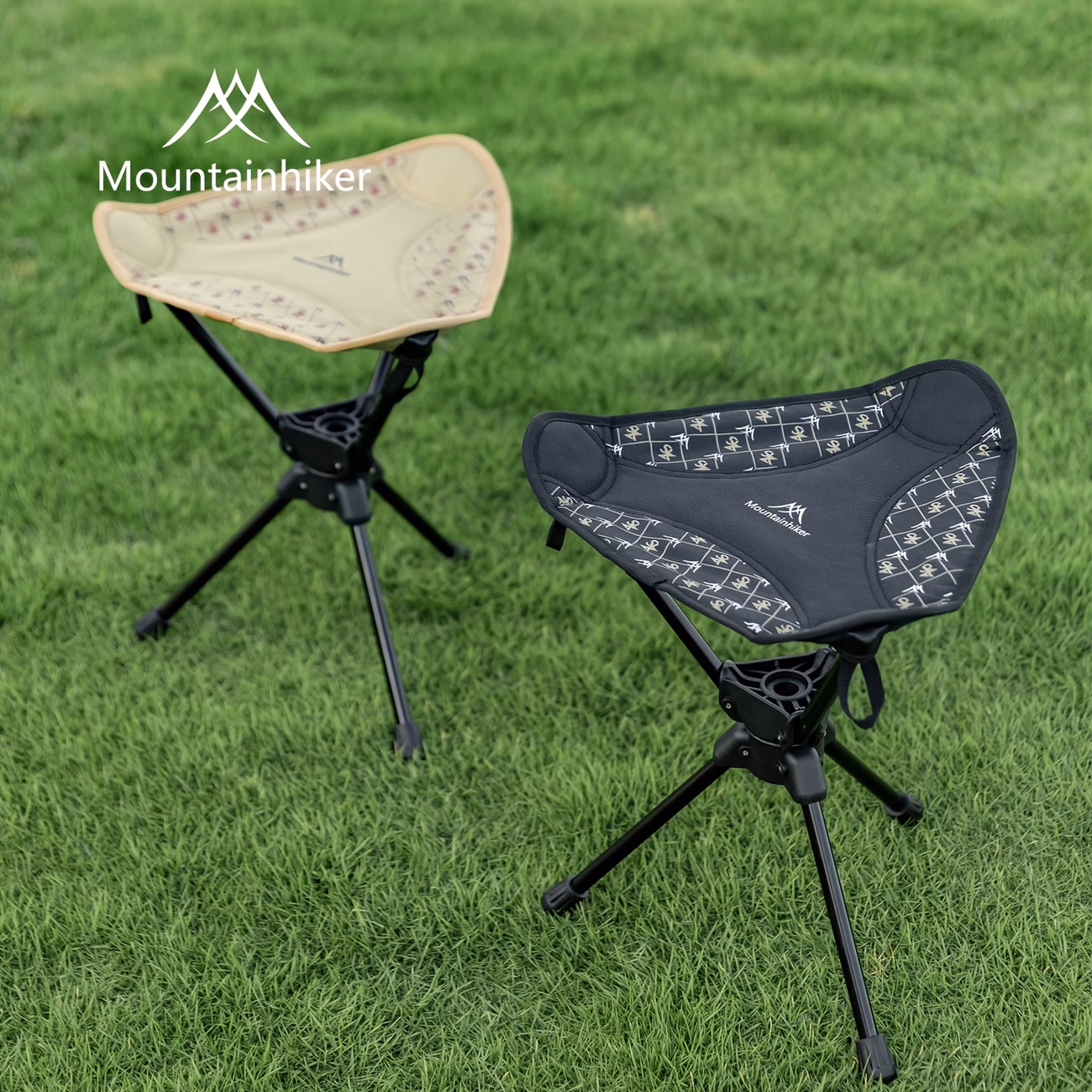MOUNTAINHIKER Ultra-Light and Portable Folding Stool with Aluminum Alloy Frame