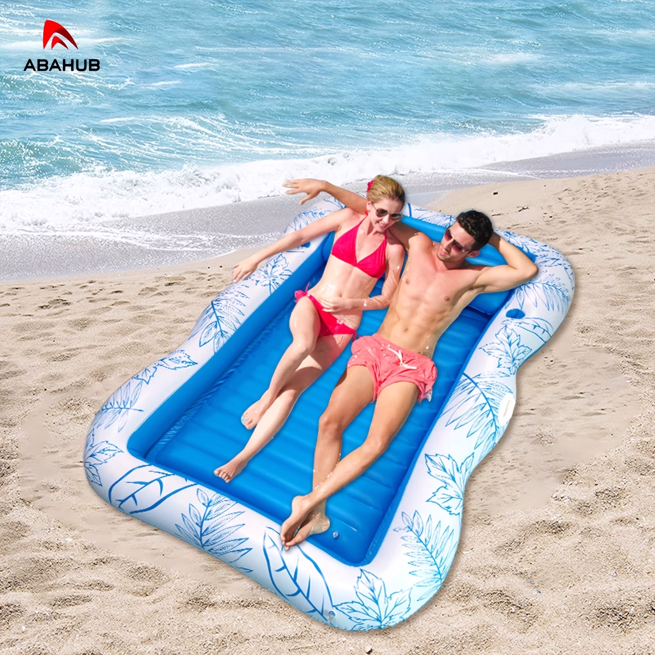 ABAHUB One Water Inflatable Floating Bed – Reclining Sunbathing Lounger