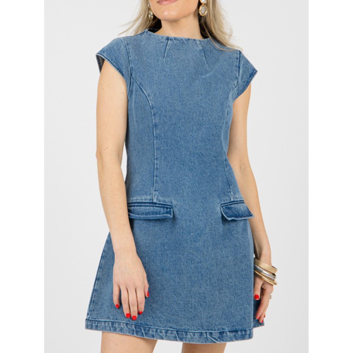 Denim Mini Dress