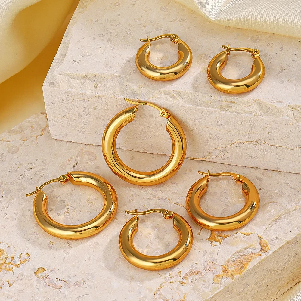 Gold Hoop Earrings
