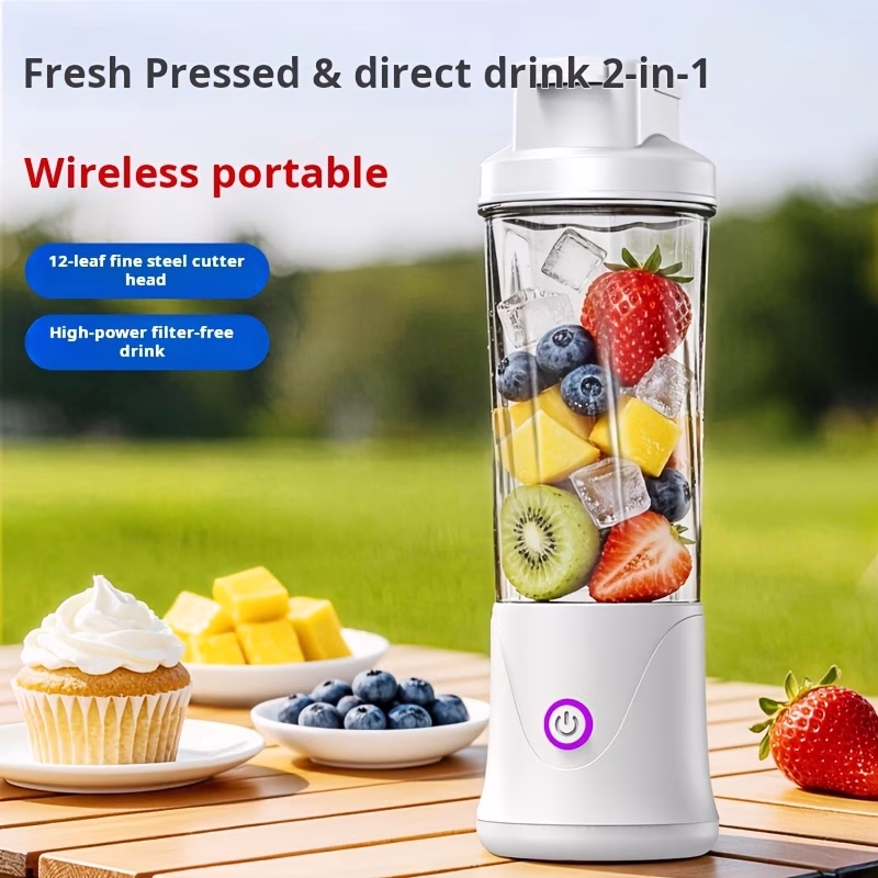SKRVLOGO Portable Multifunctional Fruit Juicer – Large Capacity Rechargeable Juicer for Fruits, Vegetables, and Smoothies