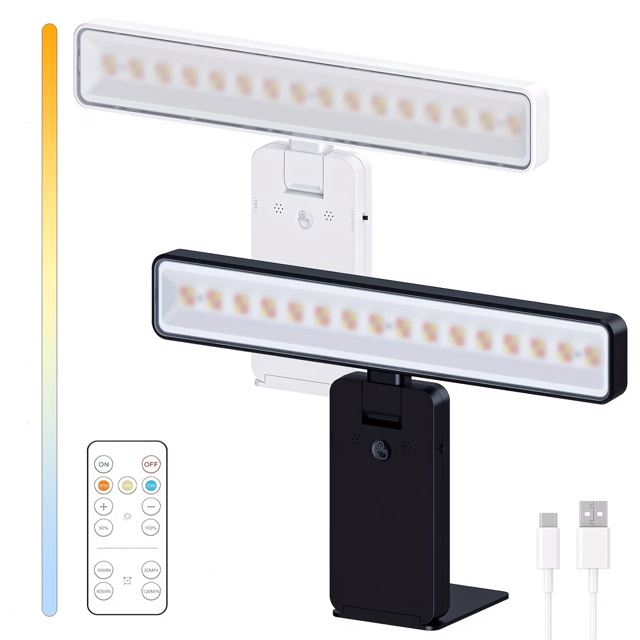 AIBOO LED Remote Control Art Light – Adjustable CCT 3-Color LED Photo and Mural Lighting