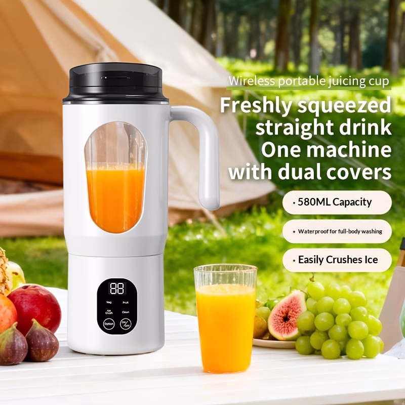 SKRVLOGO Portable USB Rechargeable Blender and Juicer – Easy-to-Clean Smoothie and Drink Maker
