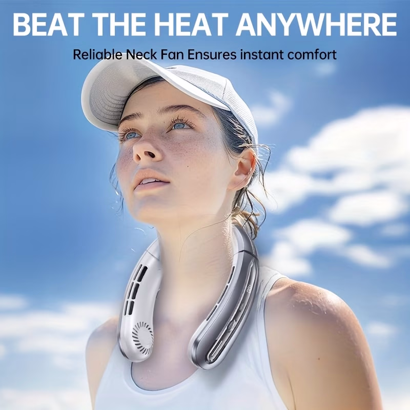 JKUOO Portable Neck Fan – Stay Cool and Comfortable Anywhere