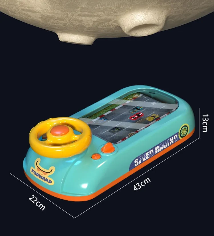 Mini Pilot Pro™ Kids Steering Wheel Racing Game Toy - Experiencing the Thrill of Driving for the First Time!