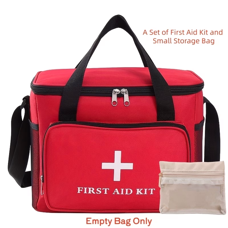 KEAPLAYEE Multi-Purpose Travel First Aid Kit – Portable Medicine Storage Bag for Home and Travel