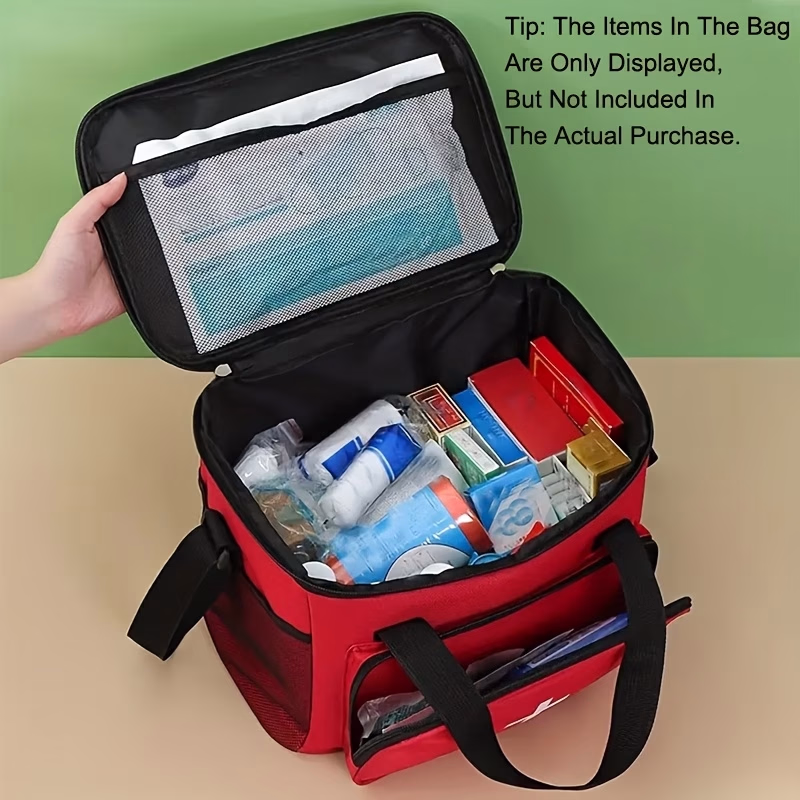 KEAPLAYEE Multi-Purpose Travel First Aid Kit – Portable Medicine Storage Bag for Home and Travel