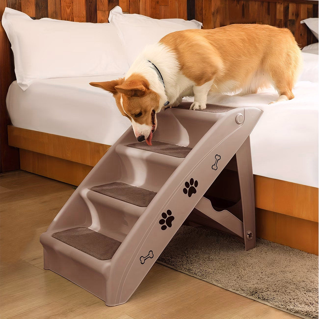 SUPET Foldable Non-Slip Pet Step – Safe and Comfortable Climbing Solution for Pets