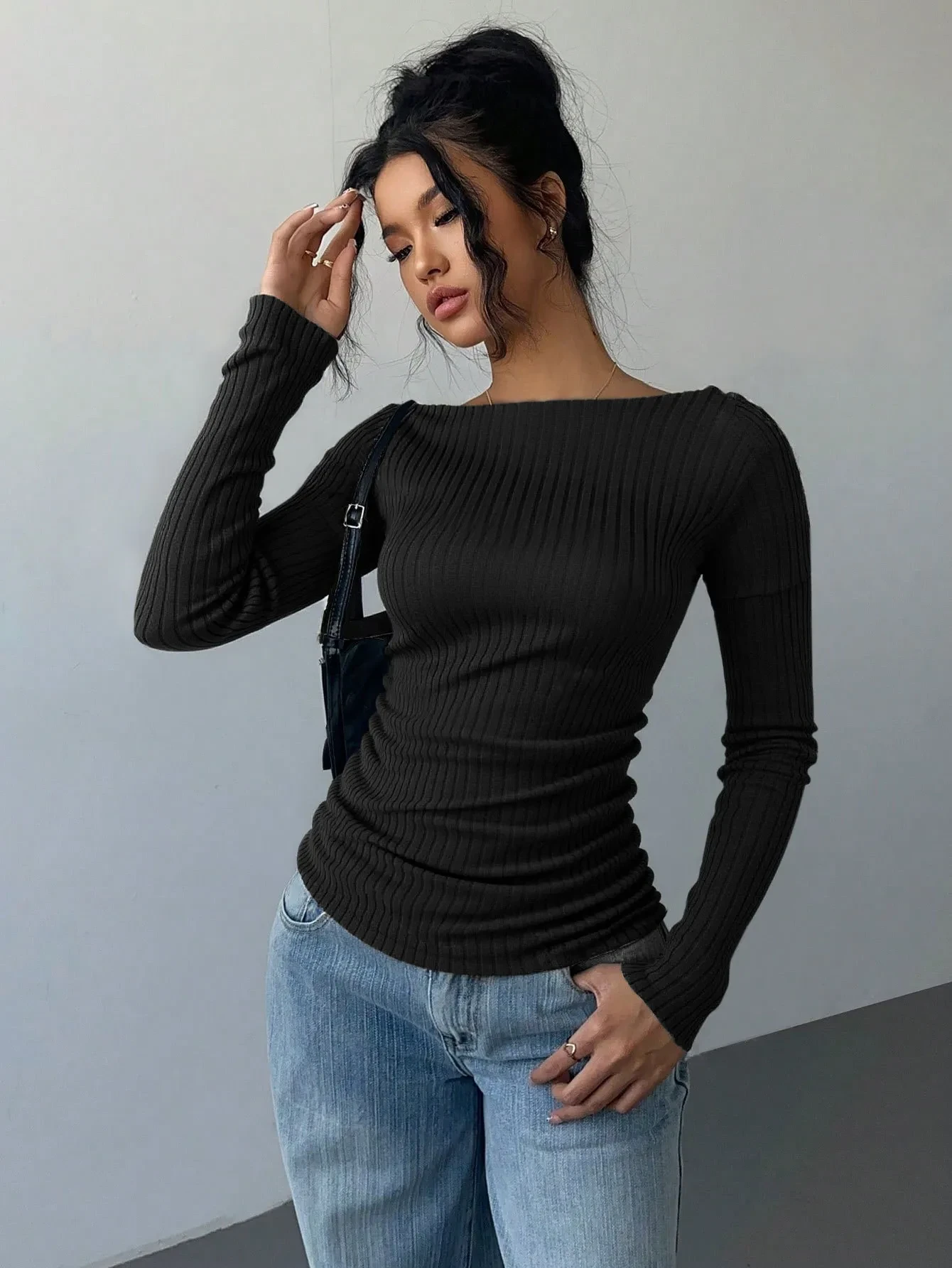 Long Sleeve Knit Top