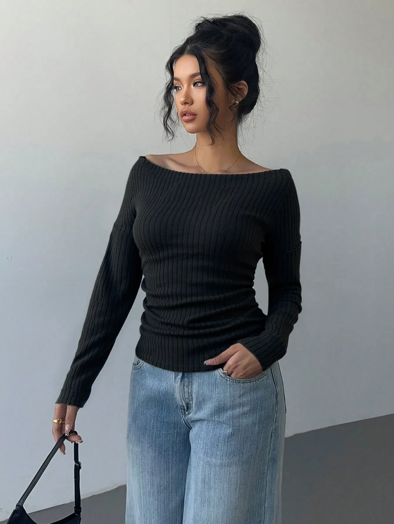 Long Sleeve Knit Top