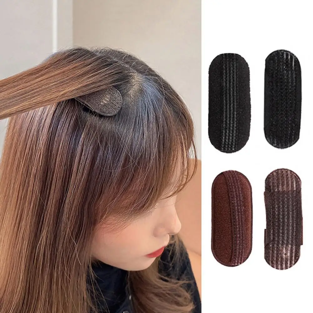 Color: black, Size: XXL - 4 Pcs Hair Volumizing Clips Good Fluffy Breathable Increase Hair Volume Invisible DIY Puffy Hair Non-electric Daily Styling Tool