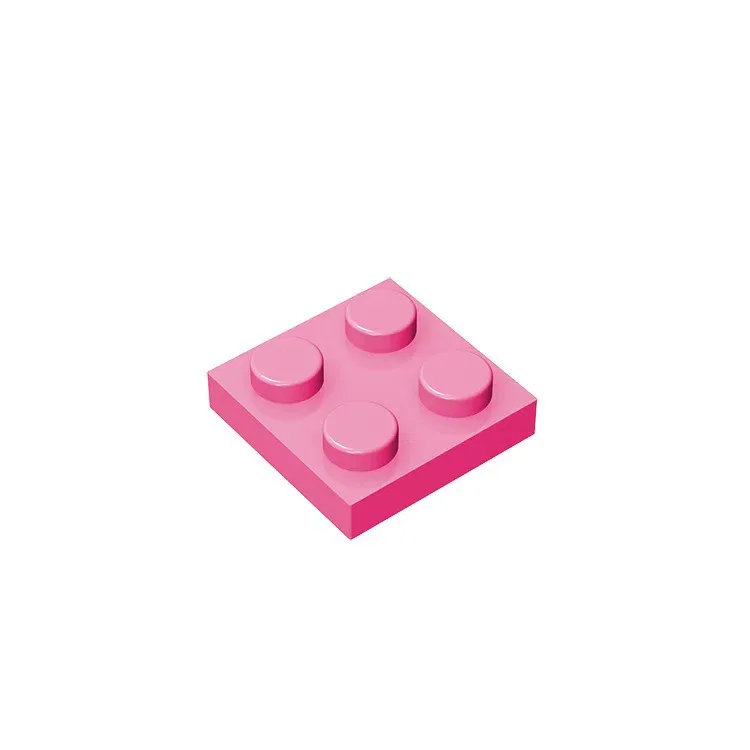 Color: DEEP BLUE - 20Pcs  MOC Parts 3022 94148 Plate 2 x 2 Compatible Bricks DIY Assmble Building Blocks Particle Kid Puzzle Brain Toy Birthday Gif