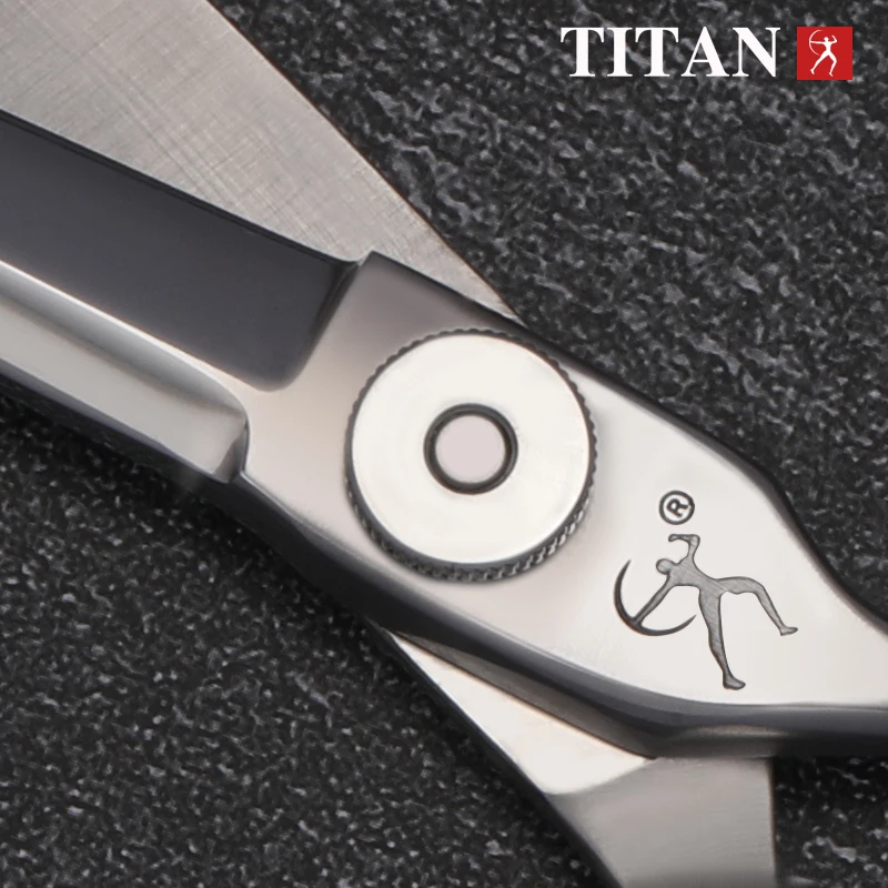 Color: Blue - TITAN professional 6 inch hair  cut scissors cutting salon scissor  barber thinning shears hairdressing scissors