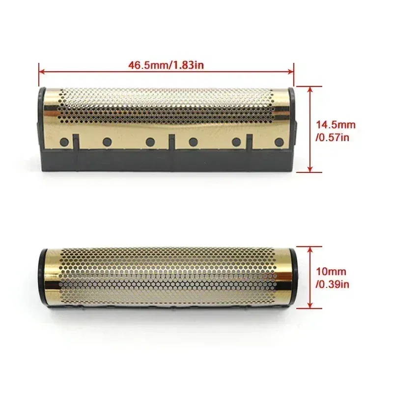 Color: WHITE - For Kemei KM-TX1 Electric Shaver Original High Quality Replacement Double Foiled Blade Net Cover Repair Accessories Wholesales