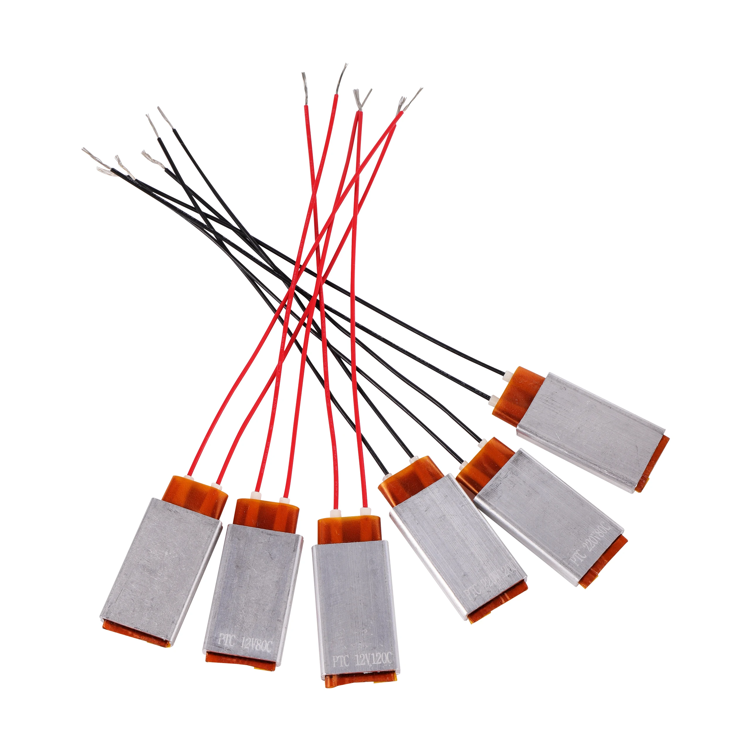 Color: GRAY - 220V/12V 80-220 Degrees Celsius PTC Heaters Heating Element Hair Dryer Accessories Curlers Heater Poultry Incubator 1 Pc