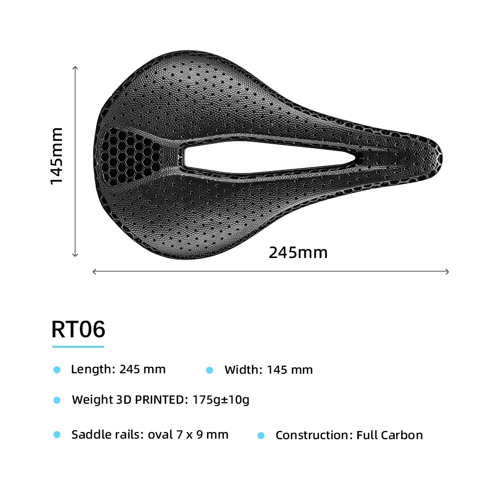 Color: Yellow - RYET Carbon Bicycle Saddle 3D Printed Saddle EVA Saddle Ultralight Bike Seating Triathlon Road MTB Mountain Gravel Cycling Parts