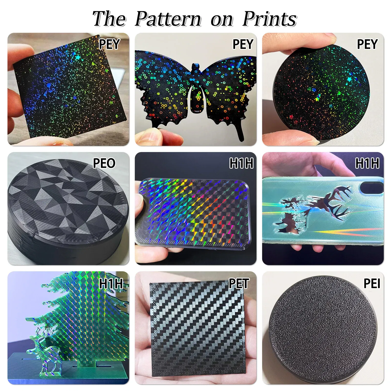Color: GRAY, Size: 1.5mm - Upgrade Pet Bed For Creality K1 K1 Max K1C Ender-3 S1 Pro Magnetic Plate Ender-5 S1 Reality Bed Reality K1 Bulid Plate Pei Sheet