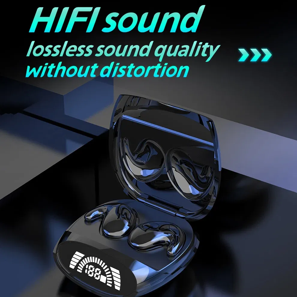 Color: Blue, Ships From: CHINA - Sleep Invisible Earbuds Tiny Mini Headphones Hidden Noise Cancelling TWS Wireless Headsets Sports Stereo Bluetooth 5.3 Earphone