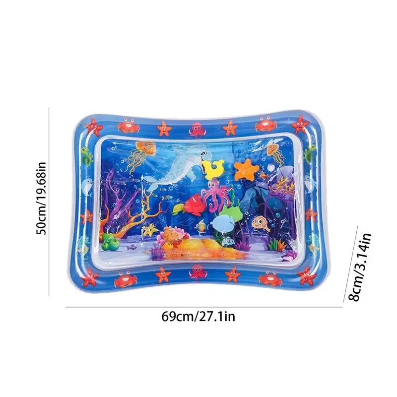 Color: PURPLE, Ships From: CHINA - Thickened Water Sensory Mat Interactive And Engaging Experience For Pets And Kids Coolling Sensor Water Playmat Cat Dog Supplies