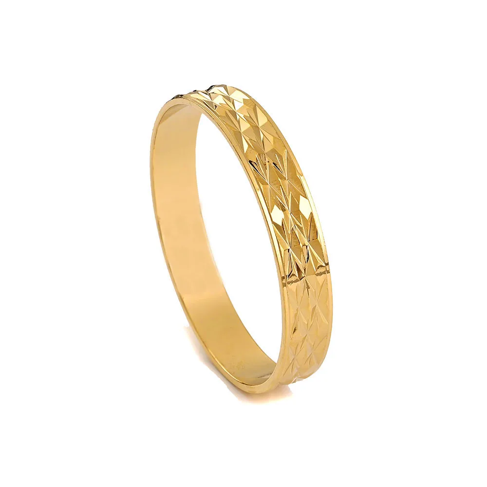 Metal Color: SILVER PLATED - 4Pcs 18k 8mm Width 45MM 55MM 65MM 70MM Dubai Baby Cute Bangles For Girl Jewelry Gold Color Bangles Girls Birthday Jewelry Gifts