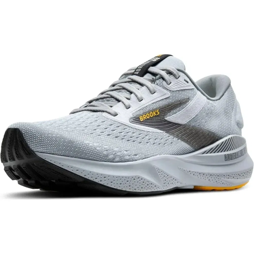 Original Brooks Men's Adrenaline GTS 24 Running Shoes Cushioned Comfortable Sports Training Professional Casual Sneakers