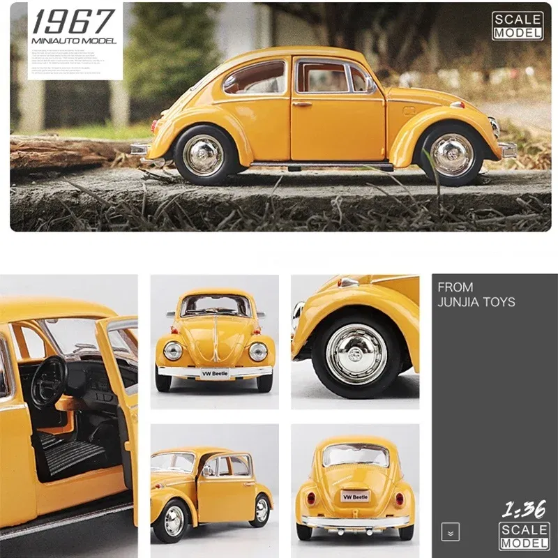 Diecast Metal Car Model 1:36 Scale – Precision Collectible for All Ages