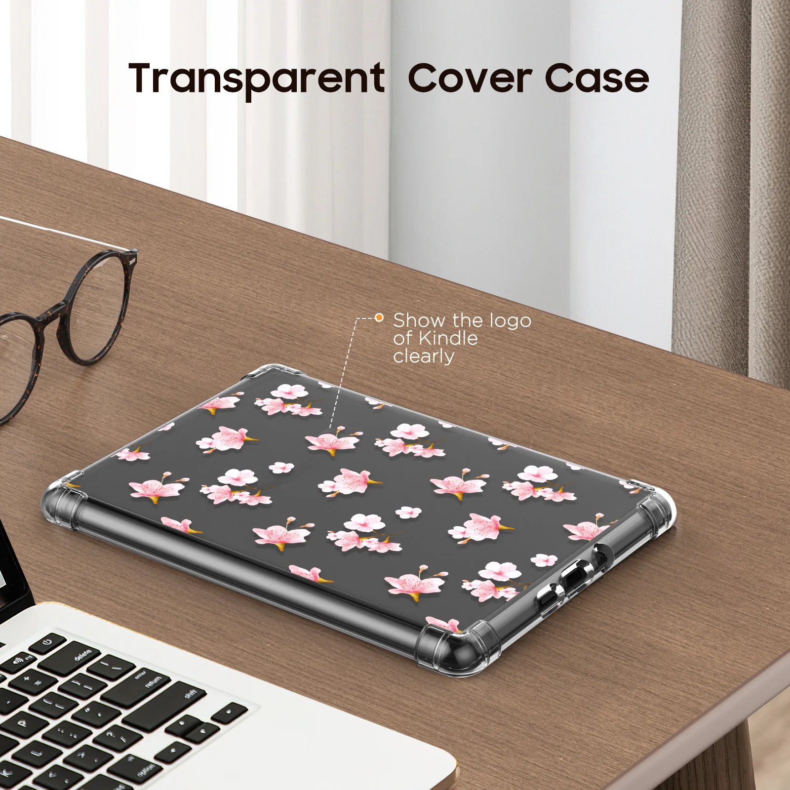 Color: WHITE, Size: eleven - Case for 6.8" Kindle Paperwhite (11th Generation-2021) Ultra Clear Soft Flexible Transparent TPU Skin Bumper Back Cover Shell