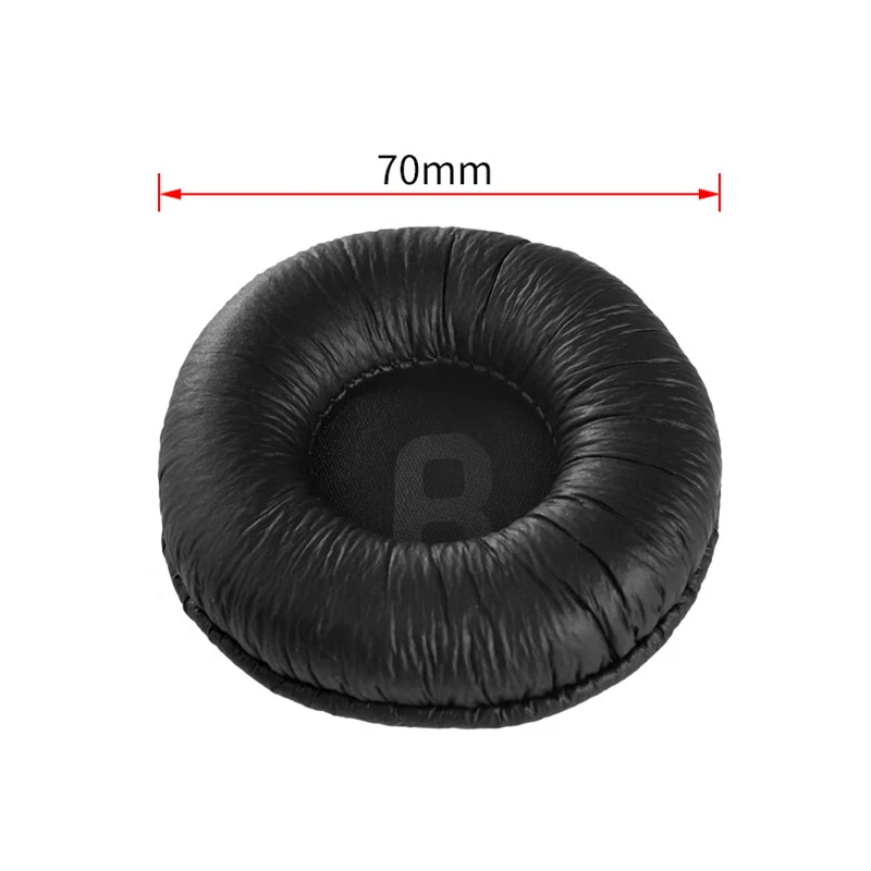 Color: black - Replacement Ear Pads Soft Leather Foam Pads for JBL Tune 600, T450, T450BT, T500BT, JR300BT, 70mm, 1 Set