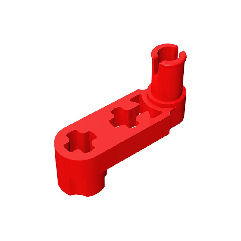 Color: WHITE - 33299 Modified Crank / Pin 1 x 3 Bricks Collections Bulk Modular GBC Toys For Technical MOC DIY Gifts Sale Buildings Blocks