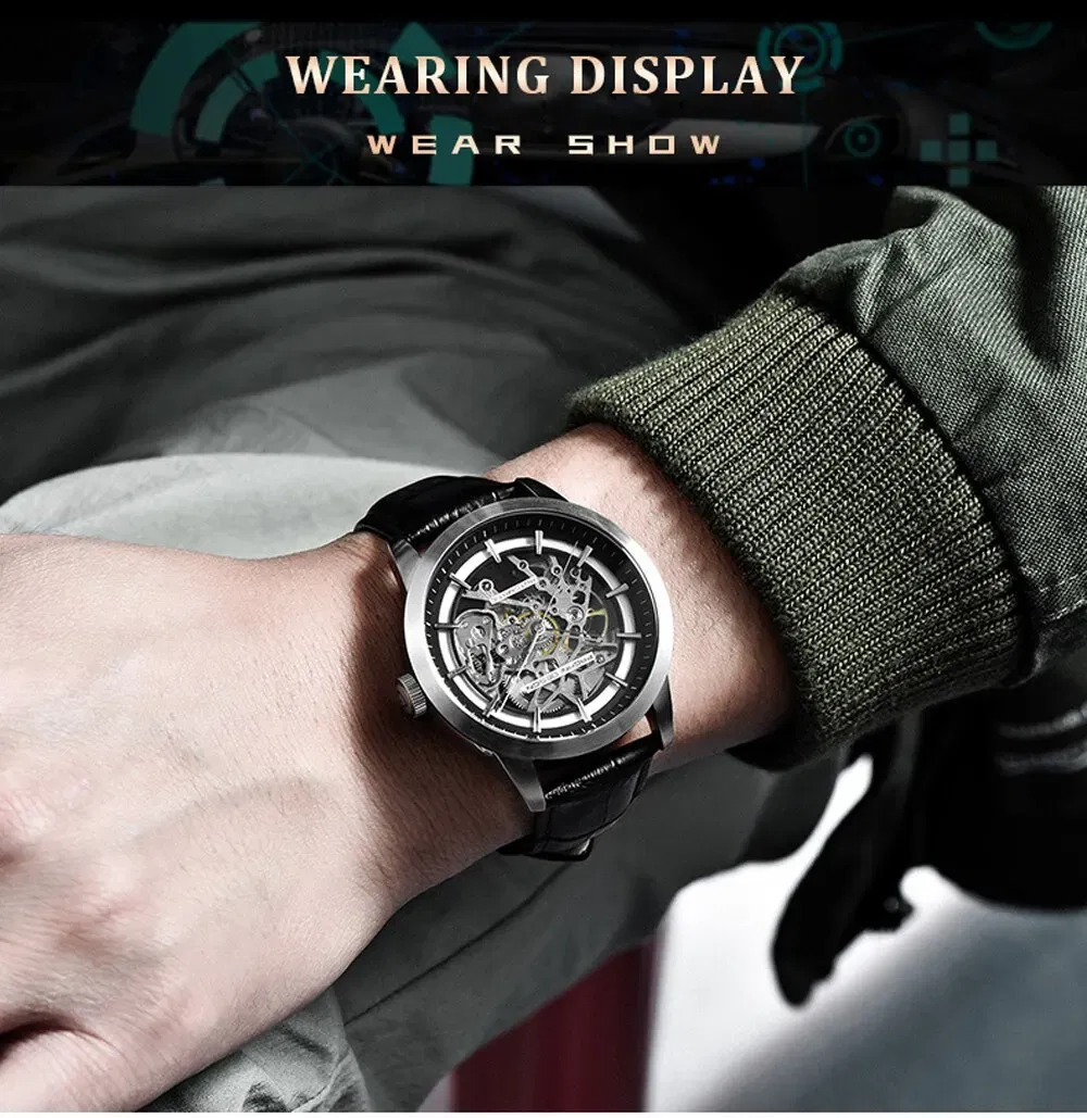 Color: Gold - 2024 PAGANI DESIGN New Men Luxury Automatic Mechanical Watch Stainless Steel Waterproof Sports Leather Watch Relogio Masculino