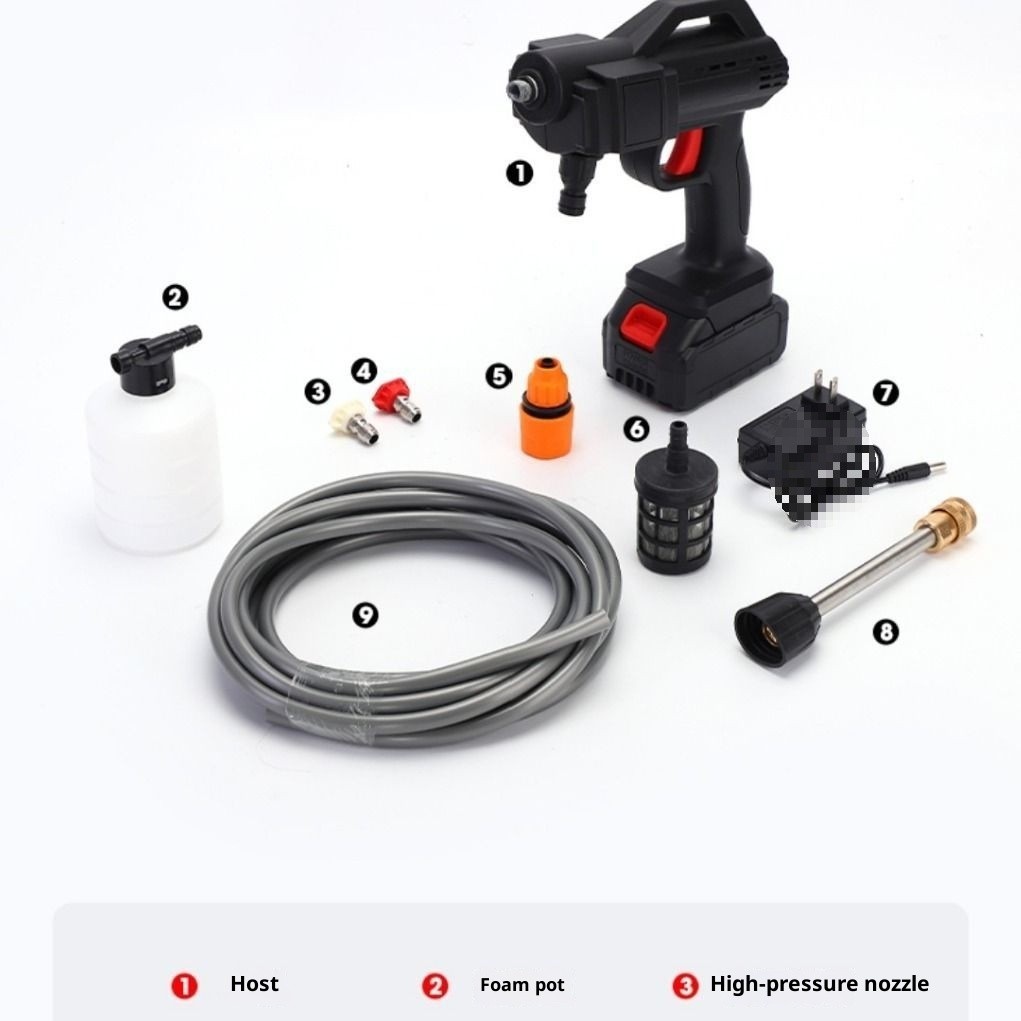 Cordless Portable High Pressure Spray Water Gun