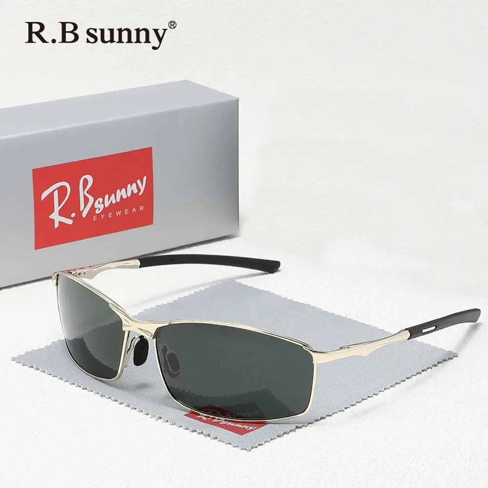 Lenses Color: Blue - Fashion Rectangle Sunglasses Polarized UV400 Parsnip Glasses For Men Women Driving Fishing Casual Eyewear